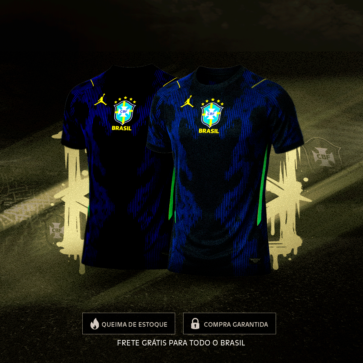 [COMPRE 1 E LEVE 2] - Camiseta Oficial Seleção Brasileira Copa 2026©