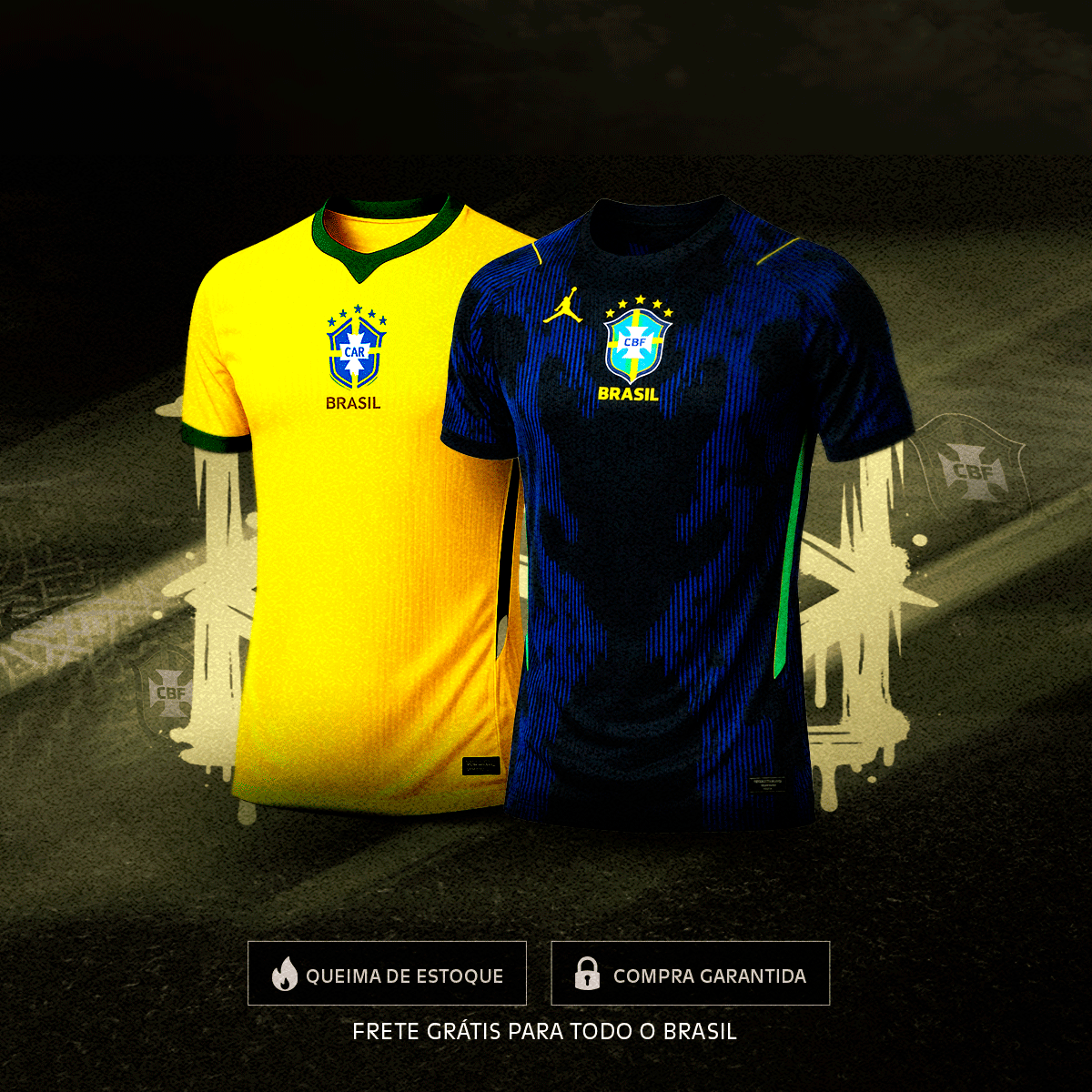 [COMPRE 1 E LEVE 2] - Camiseta Oficial Seleção Brasileira Copa 2026©